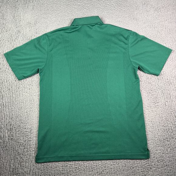 Masters Tech Polo Shirt Mens Medium Green Performance Golf Stretch Augusta - Picture 4 of 7